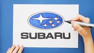 How to draw Subaru Logo