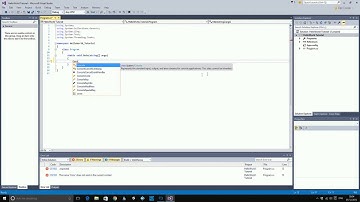 C# Tutorial - Hello World Visual Studio Community 2015