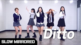 [SLOW] NewJeans 뉴진스 - Ditto | 커버댄스 DANCE COVER | 안무 배우기 느리게 거울모드 SLOW MIRROR MODE