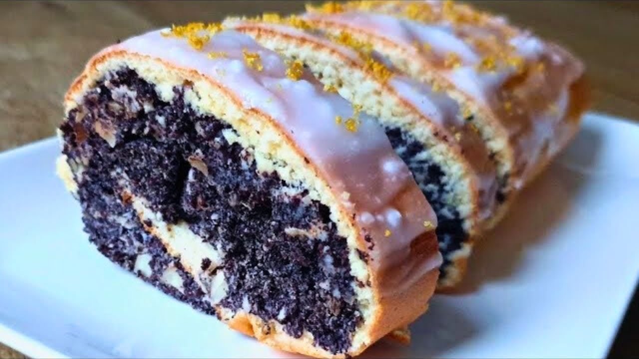 МАКОВЫЙ РОЛЛ | Как приготовить вкусный маковый торт на Рождество без сахара