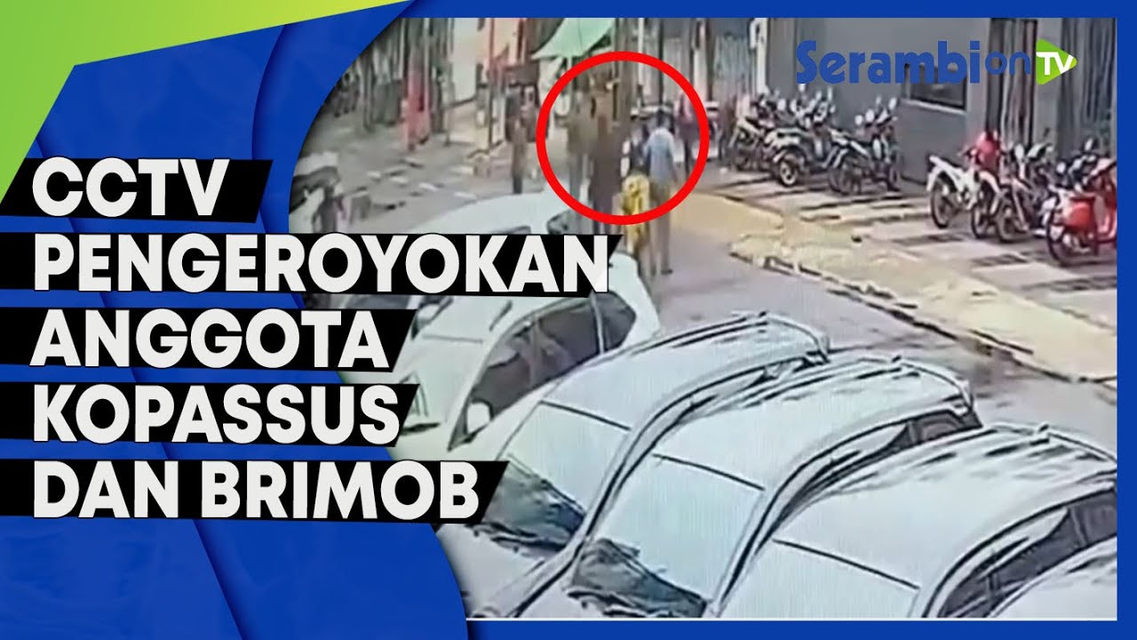 Pelaku pengeroyokan brimob dan kopassus