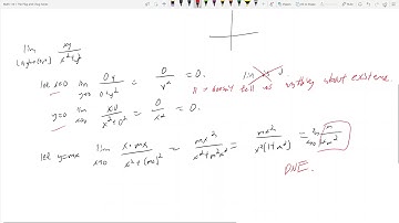 Math 114 - 14.2 - Intro to Limits and Polar - The Plug and Chug Series #22