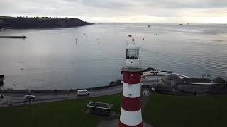 Smeaton’s Tower, The Hoe Plymouth with DJI Mavic Mini