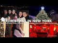 VLOGMAS 10 | bryant park winter village, Christmas pop up bar, first OTF class, building pink chair