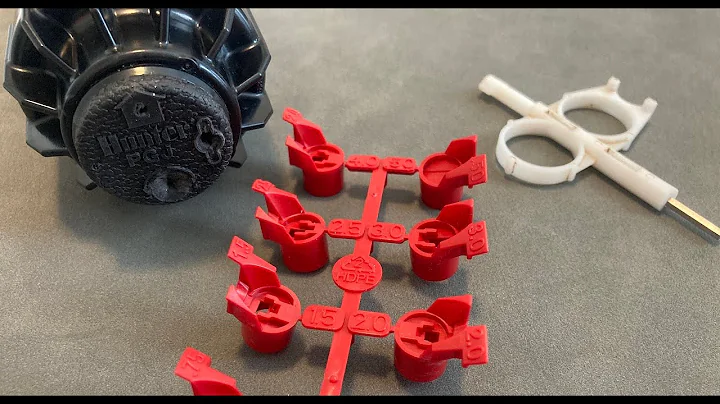 Installing Hunter PGJ Nozzles - Sprinkler Rotor Head