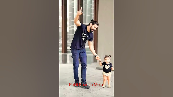 Gurmeet Choudhary's & Daughter Lianna🤗Pehli Baarish Mein🎶 #gurmeetchoudhary #lianna#viral#yt#shotrs