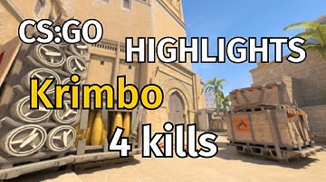 CS:GO highlights Krimbo 4 kills (2 TEC9 HS, 2 M4A1-S) Vitality vs BIG (Mirage)