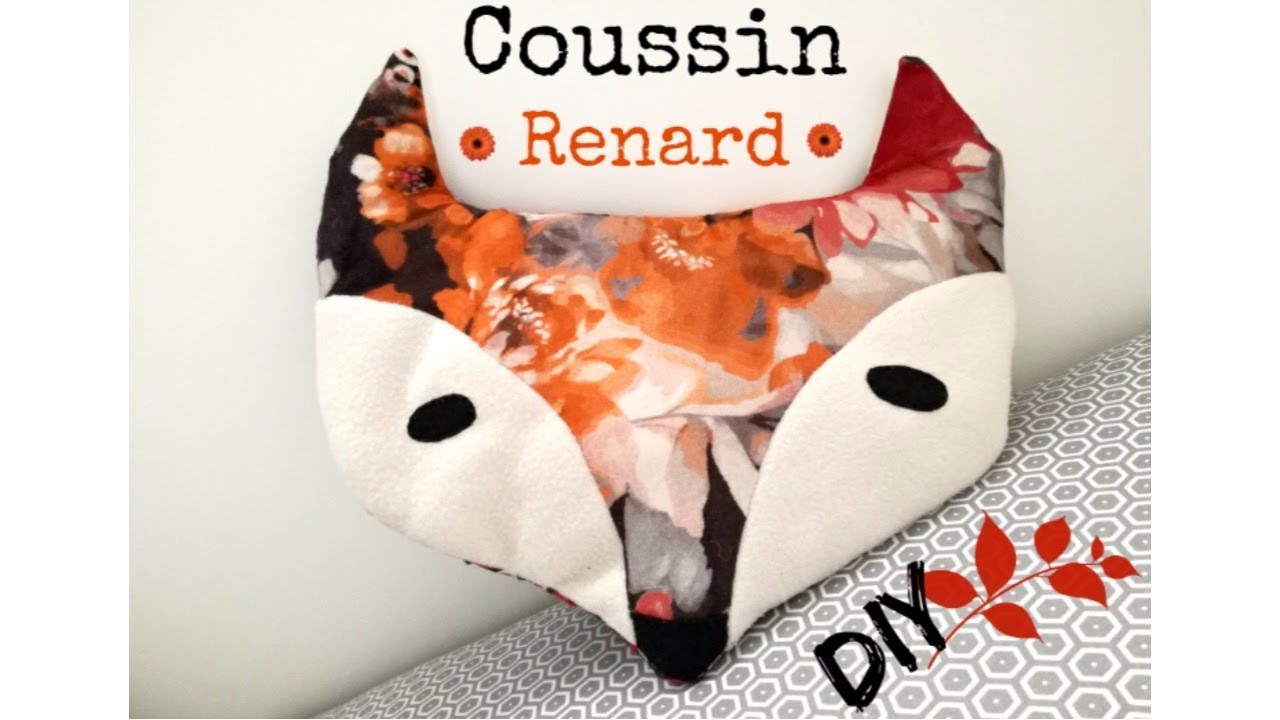 DIY Couture : Coussin Renard 