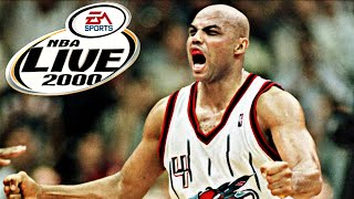 NBA Live 2000 (PS1) Rockets VS Lakers Western Conference RD 1 Playoffs GM 1 Long Play Simulation