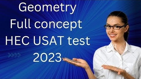 Geometry important concepts and mcqs || USAT hec test