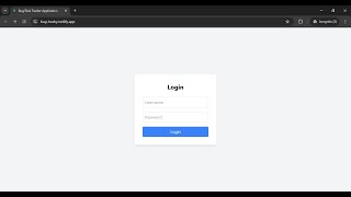 Bug/Task Tracker Application