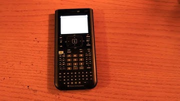 Ti-Nspire graphing calculator- color with 3D quick Review