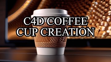 Cinema 4d Coffee Cup Modeling, UV and Rendering