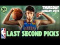 NBA Slate Breakdown & Watchalong | Player Props, Value Hunting | Thursday January 29th