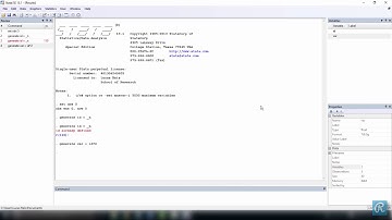 The STATA interface