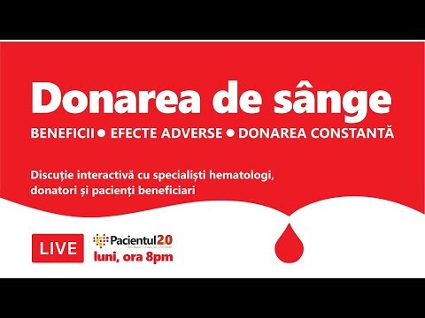 DONAREA DE SÂNGE. MITURI, beneficii, efecte adverse