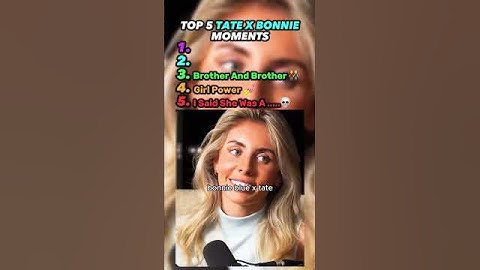 Top 5 Andrew Tate x Bonnie Blue Moments 💀😂 #top5 #funny #tate #bonnie  #andrewtate #bonnieblue