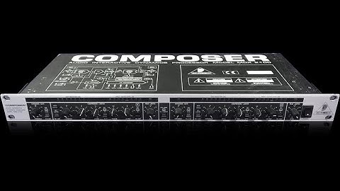 BEHRINGER COMPOSER AUDIO INTERACTIVE DYNAMICS PROCESSOR MODEL MDX 2100