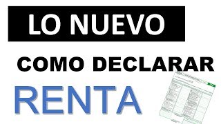 Cómo deben declarar renta las personas naturales en 2018