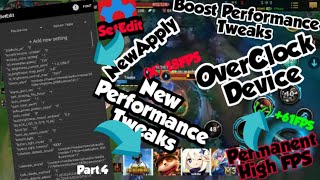 How to Boost performance & Any games!! Part.4 "SetEdit" NewApply (NoRoot) screenshot 3