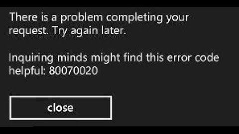 WINDOWS PHONE STORE ERROR 80070020 Fix 2018