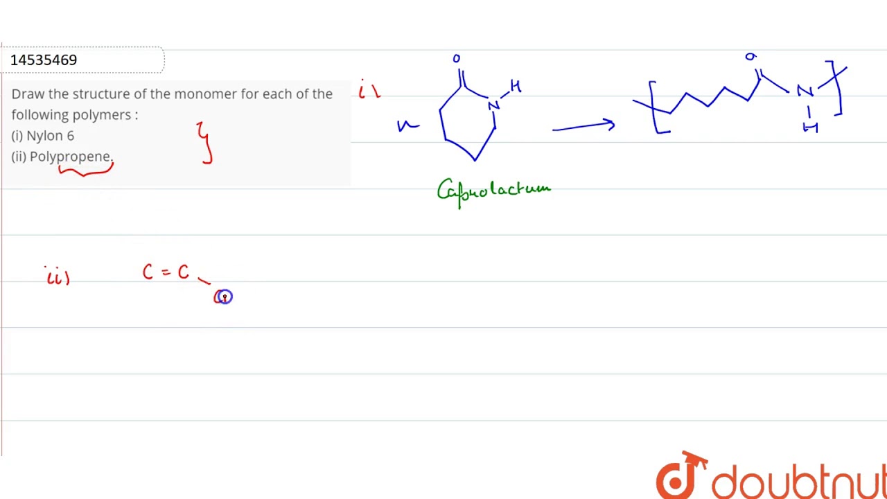 draw the structure of monomer for nylon 6 - fineartphotographyhappy