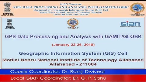 (Day 2, Session 2) GPS Processing and Analysis using GAMIT/GLOBK