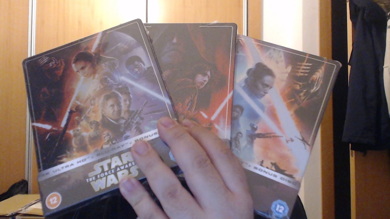 Unboxing de madrugada del Black Friday (incluyendo la nueva trilogía de Star Wars en Steelbook 4K)