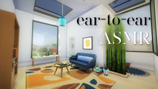 Super Relaxing Ear-to-Ear Whispering 😪 | Interior Design Sims 4 ASMR