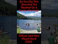 Trillium Lake Near Mount Hood, USA. #shorts #exploretheworld #wanderlust #travelvlog