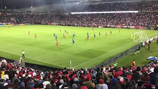Full HD 4K Gol de Oreja Flores a favor de Peru contra EEUU / Reacción de la tribuna!