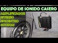 Instalacion de Equipo de Sonido Completo (Estereo Bocinas Subwoofer ampli y epicentro)