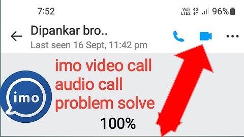 imo video call problem solve/ Video Call Nahi Ho Raha Hai/ How To Fix Imo Video Call/ #imo_problem