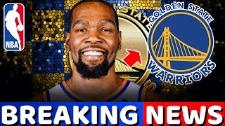 IT WAS ANNOUNCED THIS SATURDAY! KEVIN DURANT BACK TO THE WARRIORS! GOLDEN STATE WARRIORS NEWS TODAY