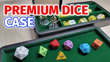 Premium Quality DnD Dice Box - Holds your Dice, Phone, and Miniatures!
