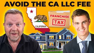 California Investors  Learn How To AVOID the Franchise TAX & SAVE Thousands
