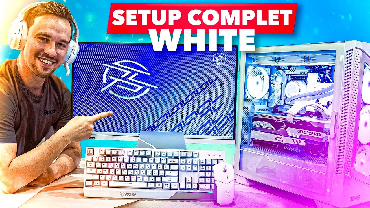 CONSTRUIRE UN SETUP COMPLET WHITE (avec PC Gamer) 