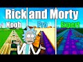 Rick and Morty Theme Song Noob vs Pro vs Expert (Fortntie Music Blocks) - With Code