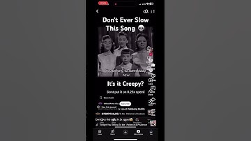 Thumbnail of Don’t ever slow this 🎵 song because it is very creepy #shortsviral #trendingshorts #shorts #creepy￼