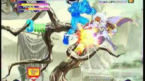 MvC2 Online (360): Brett (MSP) vs DumitDown2009 (Storm/Cab/Cap) 1 .:4.15.10:.