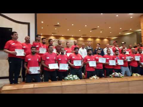 حصول الكابتن أحمد باهى على الدورة التدريبية للمينى فوتبول