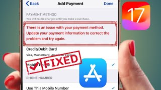 How to Fix 'There is an issue with your Payment Method Update your payment information in iphone '