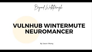 Cyber Security | Penetration Test | CTF | Walkthrough | WinterMute |  Neuromancer | Pivot Metasploit