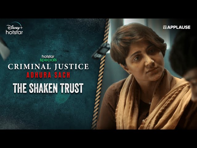 The Breaking Point, Criminal Justice: Adhura Sach, Disney+Hotstar, Jeet  aakhir nyay ki hi huyi. Criminal Justice: Adhura Sach, all episodes  streaming now on Disney+ Hotstar #ApplauseEntertainment BBC Studios  India