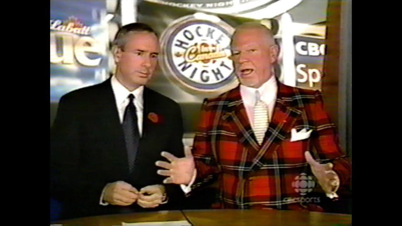 Don Cherry Comments On Jim McKenzie Going After Tie Domi/Shane Willis Getting Hit 2001