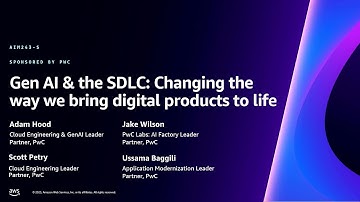 AWS re:Invent 2023 - Gen AI & the SDLC: Changing the way we bring digital products to life (AIM243)
