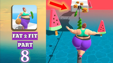 FAT 2 FIT🥒🍔 Gameplay All Levels Walkthrough, Mobile Games Android,iOS | NEW UPDATE PART 8