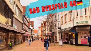 Bad Hersfeld 4k 🇩🇪Walking Germany