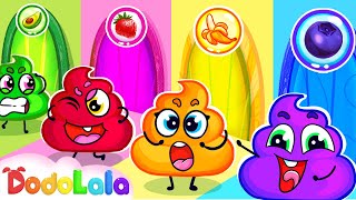 Four Elements Poo Poo Song | Potty Training for Baby | Nursery Rhymes & Kids Song | DoDoLala