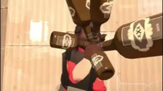 Demoman drinks a lot